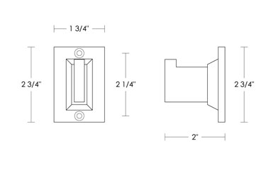 Metropolitan Large Bath Hook Single